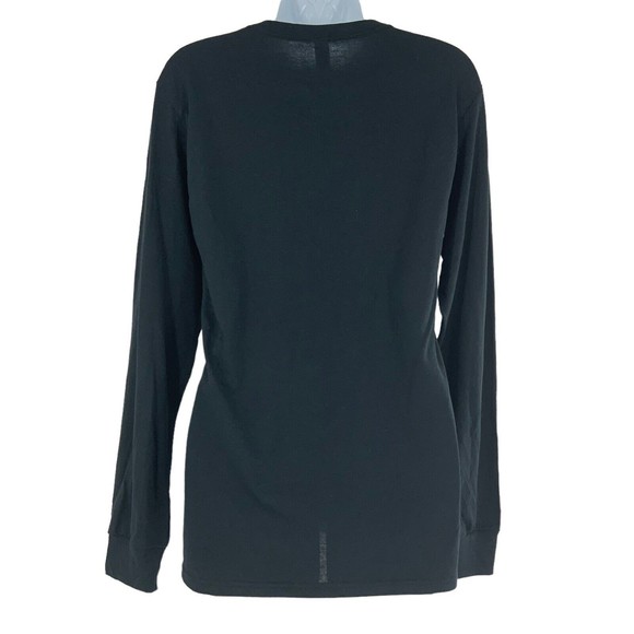 Gobble Spell Out Women’s Fall Black Orange Long Sleeve T-Shirt - Picture 2 of 9